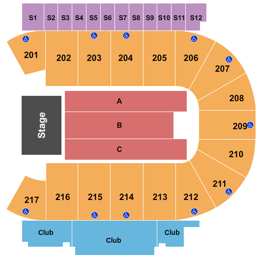 Mid-America Center Trans-Siberian Orchestra Seating Chart